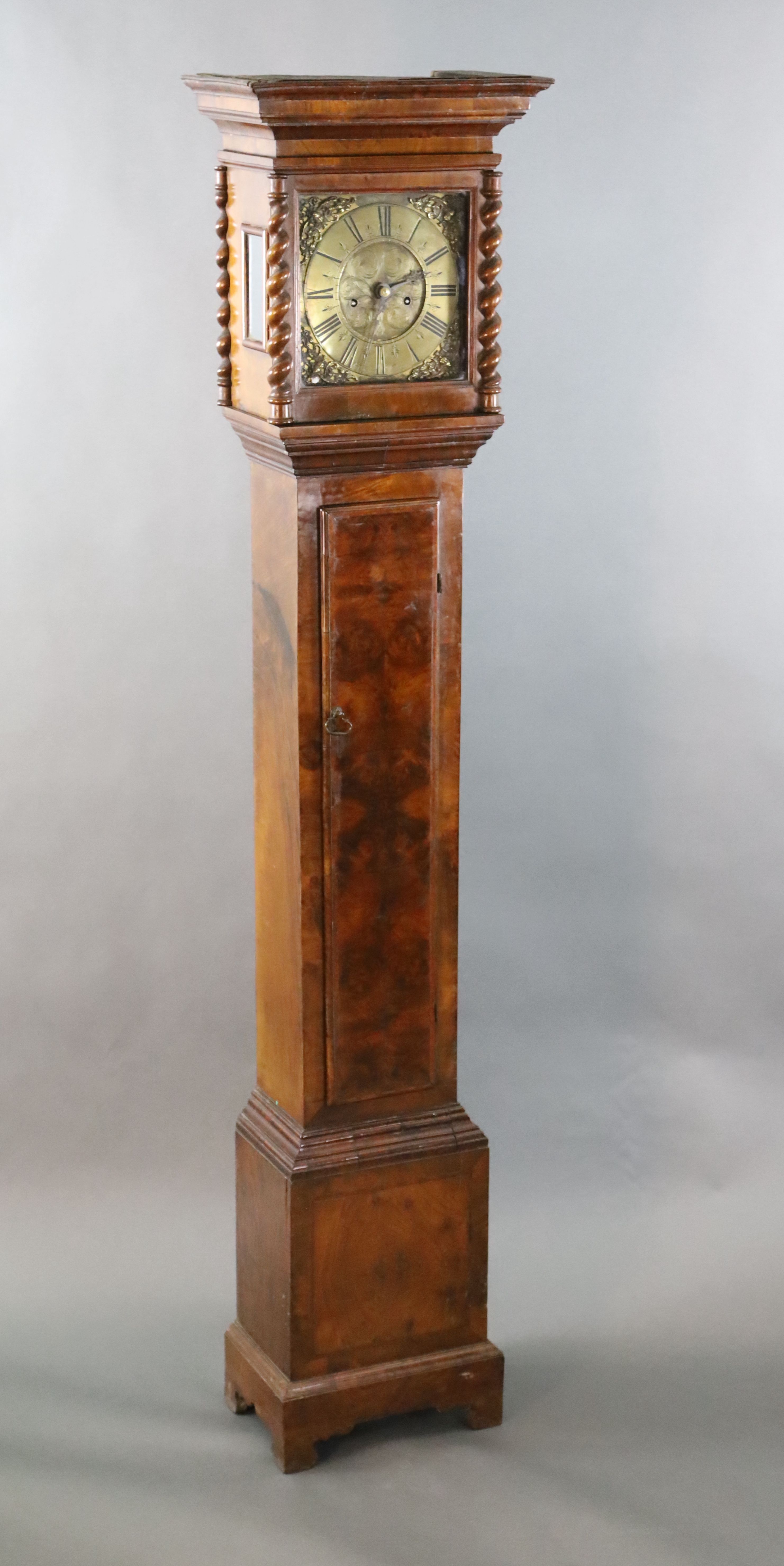 Richard Keyte of Wittney. An 18th century walnut eight day longcase clock, W.1ft 5.5in. H.6ft 6.5in.